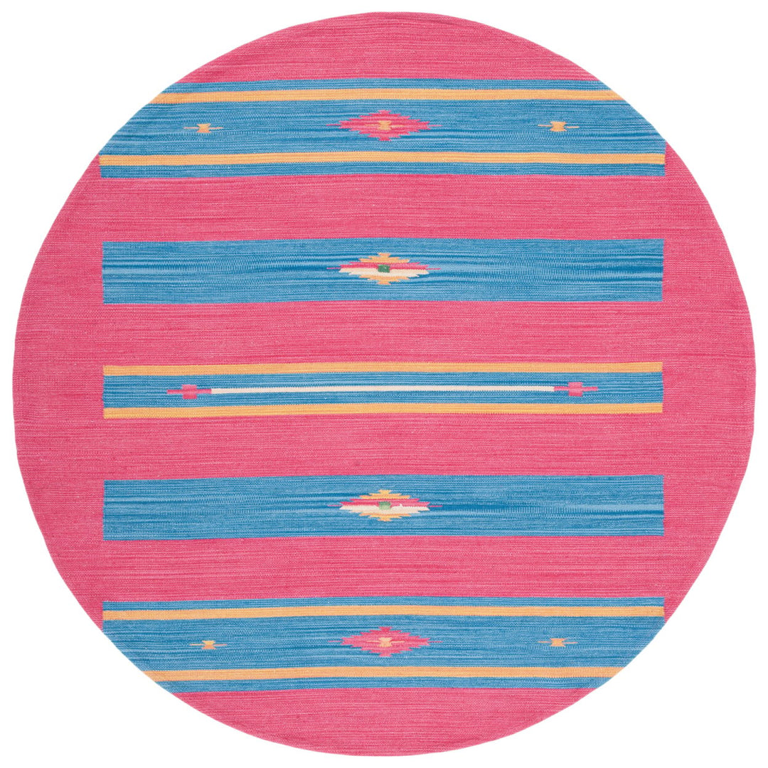 SAFAVIEH Montauk MTK551Q Handwoven Red / Blue Rug Image 4