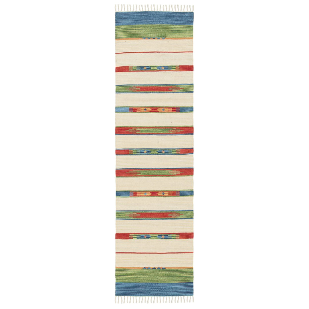 SAFAVIEH Montauk MTK553Y Handwoven Green / Blue Rug Image 1