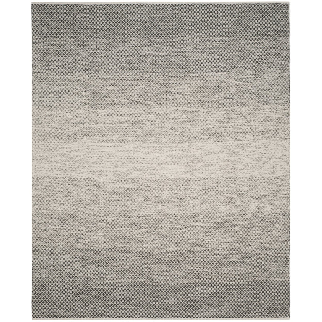 SAFAVIEH Montauk MTK601A Handwoven Black / Ivory Rug Image 1