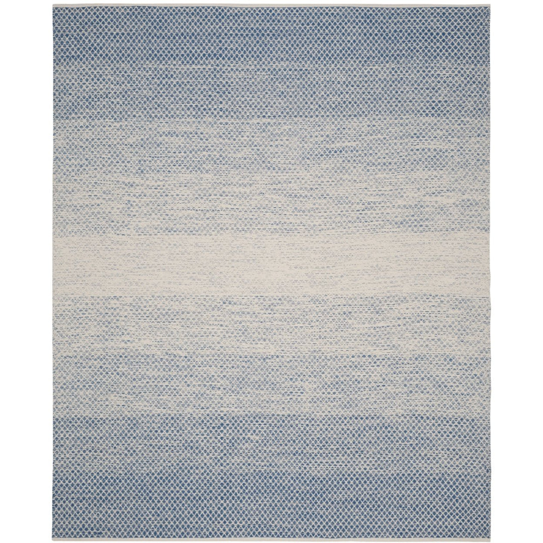 SAFAVIEH Montauk MTK601B Handwoven Blue / Ivory Rug Image 1