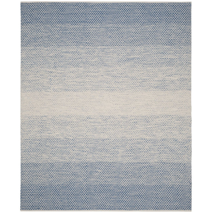 SAFAVIEH Montauk MTK601B Handwoven Blue / Ivory Rug Image 1