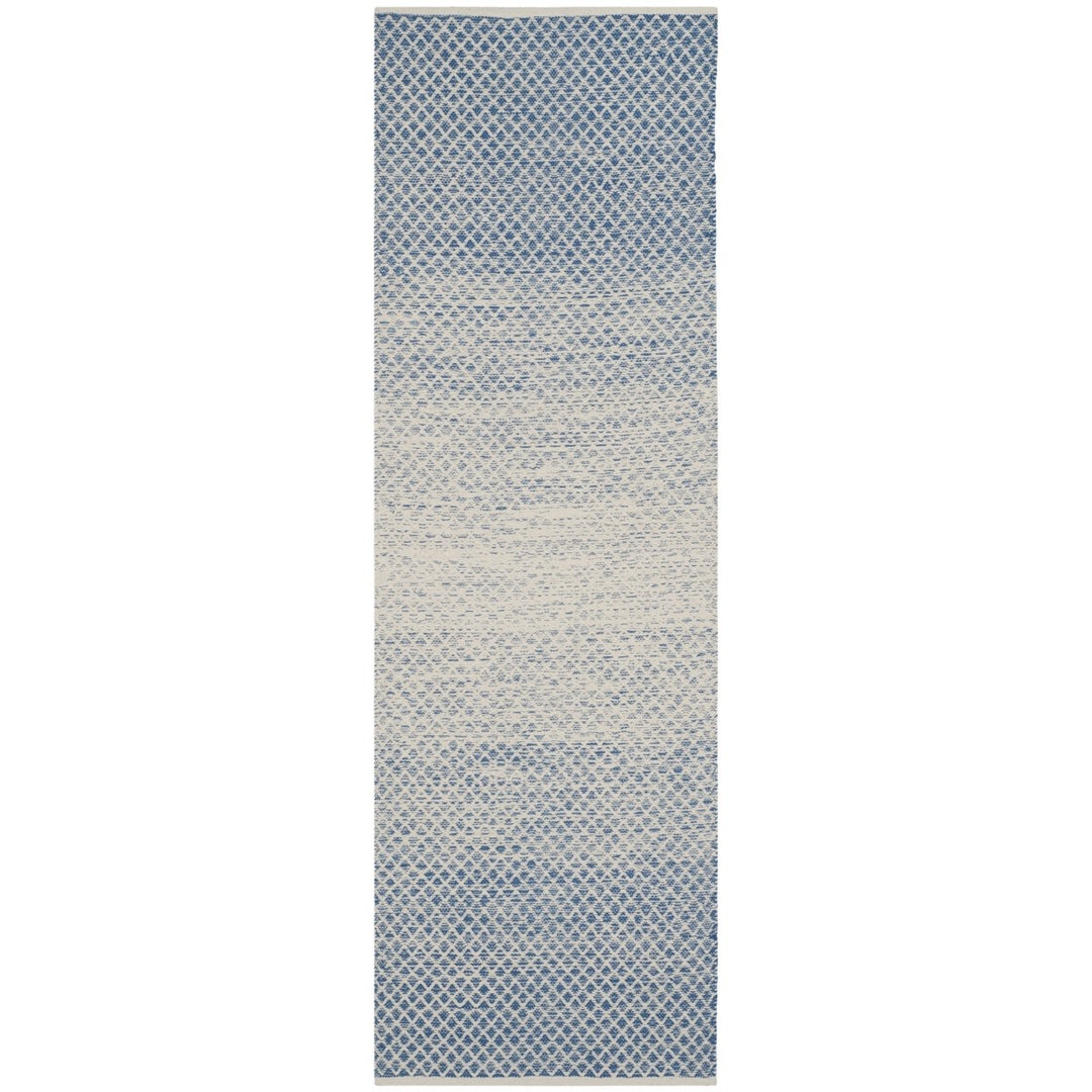 SAFAVIEH Montauk MTK601B Handwoven Blue / Ivory Rug Image 3