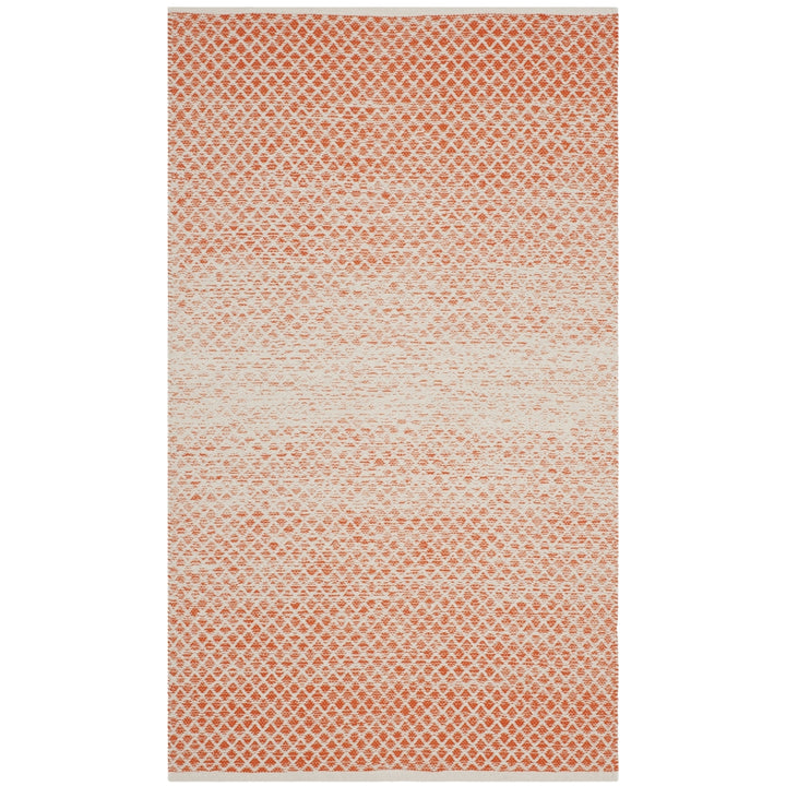 SAFAVIEH Montauk MTK601D Handwoven Orange / Ivory Rug Image 3