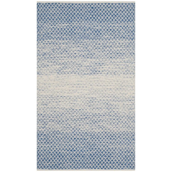 SAFAVIEH Montauk MTK601B Handwoven Blue / Ivory Rug Image 4