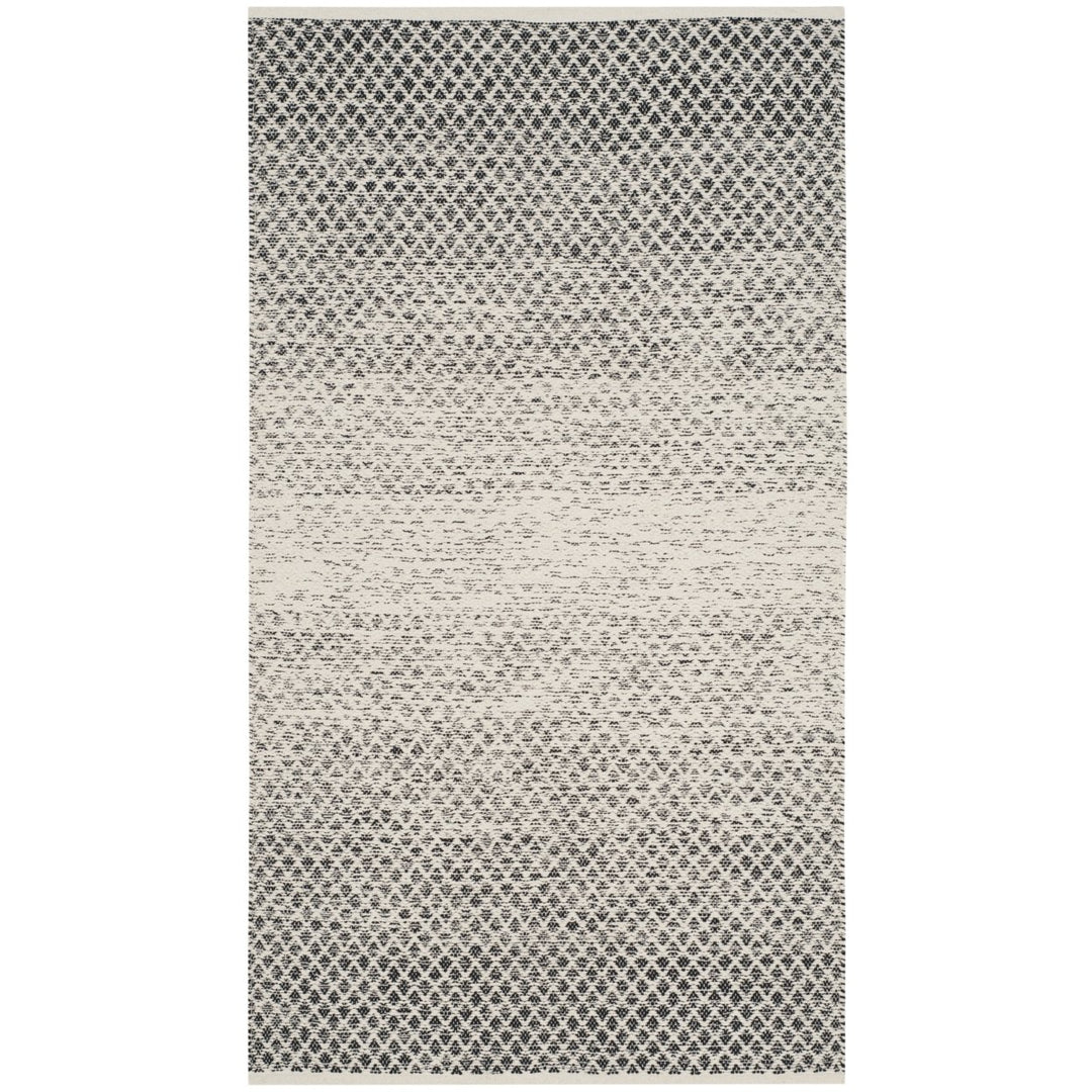 SAFAVIEH Montauk MTK601A Handwoven Black / Ivory Rug Image 4