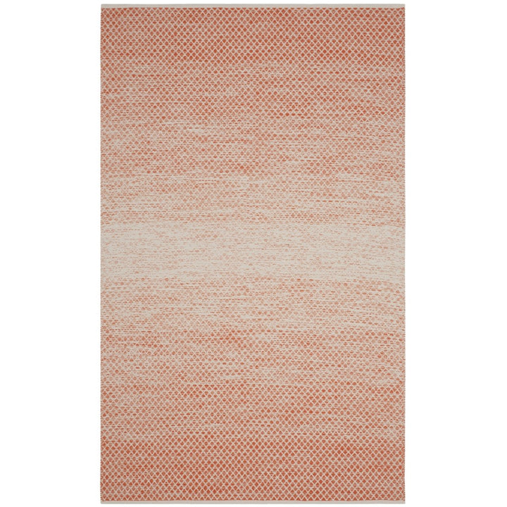 SAFAVIEH Montauk MTK601D Handwoven Orange / Ivory Rug Image 1