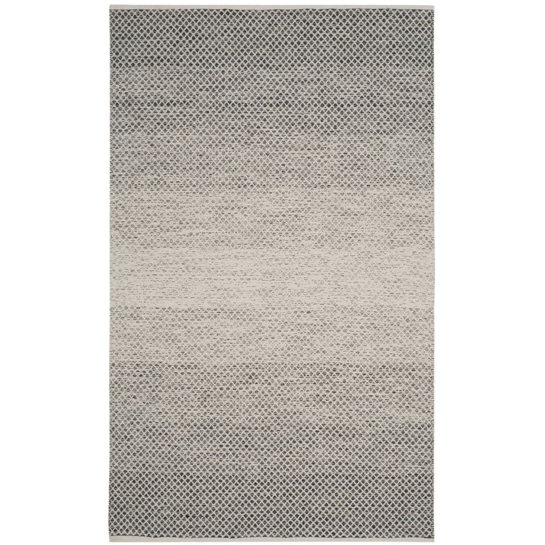 SAFAVIEH Montauk MTK601A Handwoven Black / Ivory Rug Image 1