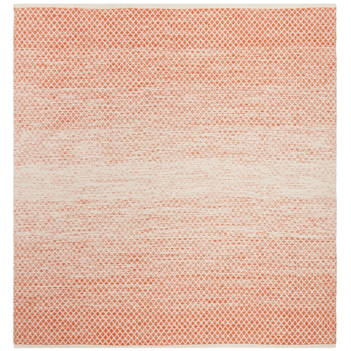 SAFAVIEH Montauk MTK601D Handwoven Orange / Ivory Rug Image 8