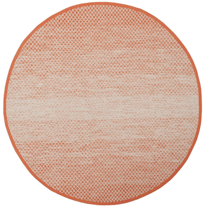 SAFAVIEH Montauk MTK601D Handwoven Orange / Ivory Rug Image 9