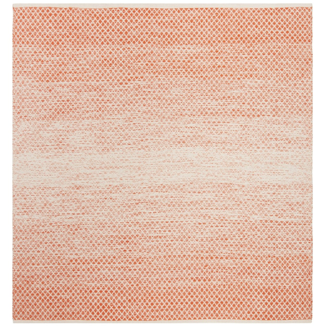 SAFAVIEH Montauk MTK601D Handwoven Orange / Ivory Rug Image 1