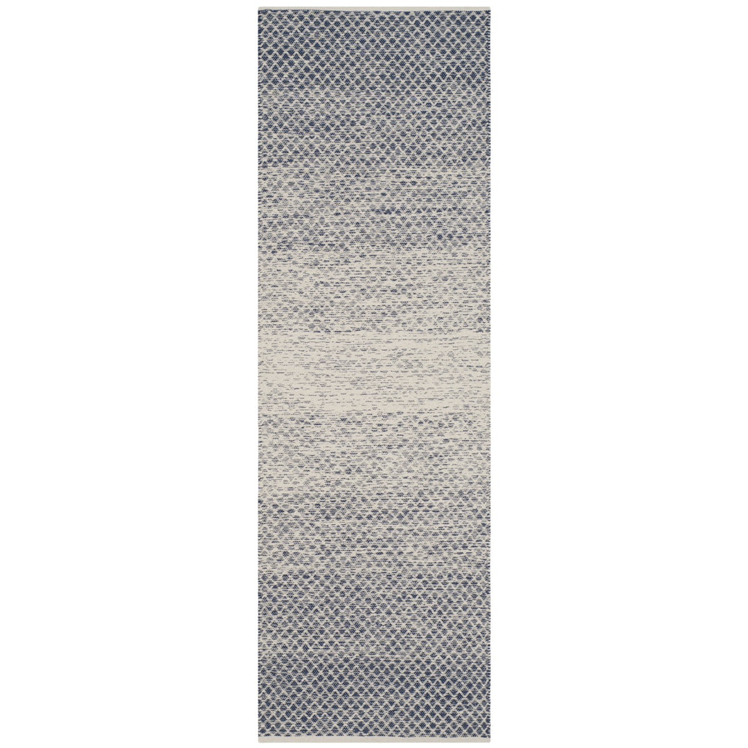 SAFAVIEH Montauk MTK601C Handwoven Navy / Ivory Rug Image 3