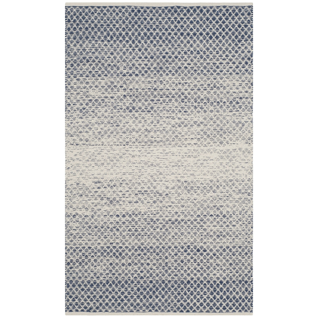 SAFAVIEH Montauk MTK601C Handwoven Navy / Ivory Rug Image 4