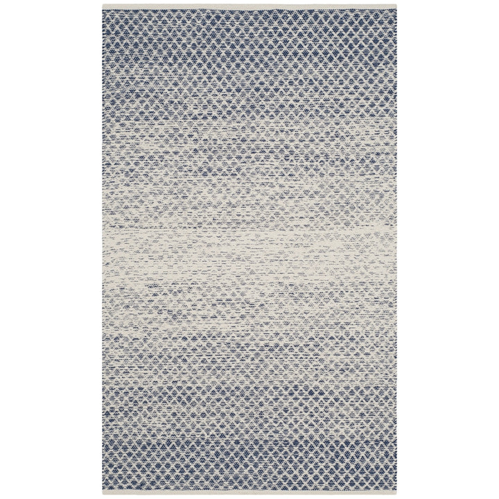 SAFAVIEH Montauk MTK601C Handwoven Navy / Ivory Rug Image 4