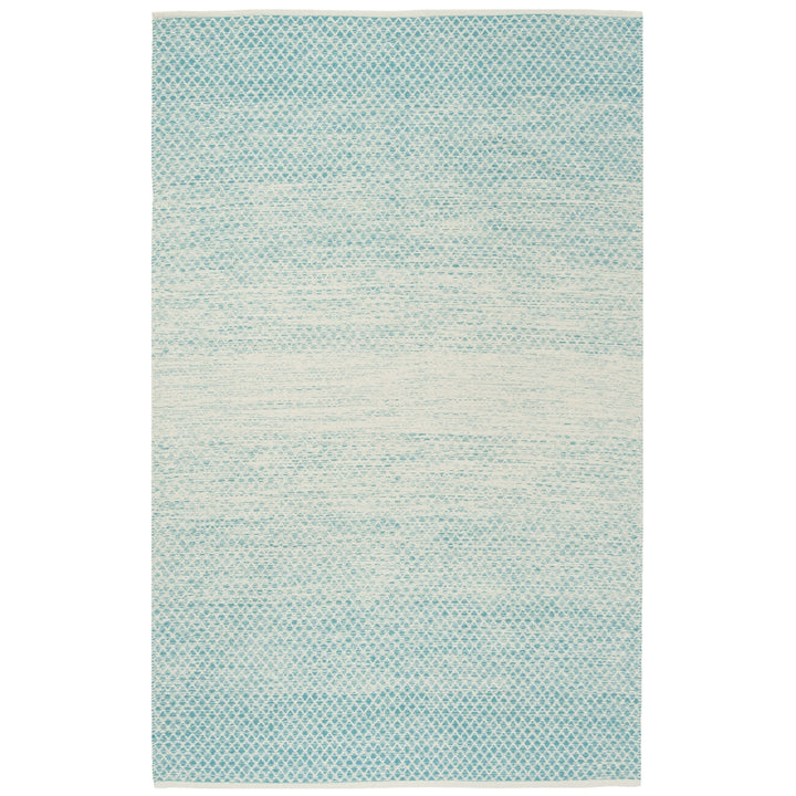 SAFAVIEH Montauk MTK601E Handwoven Turquoise / Ivory Rug Image 6