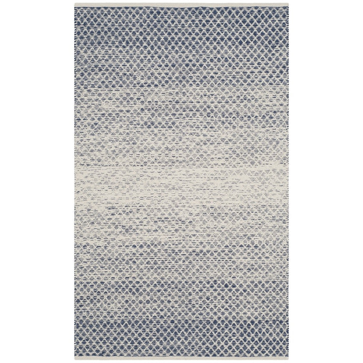 SAFAVIEH Montauk MTK601C Handwoven Navy / Ivory Rug Image 1