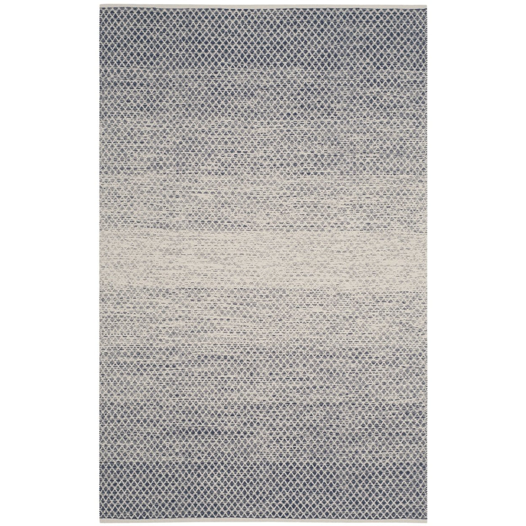 SAFAVIEH Montauk MTK601C Handwoven Navy / Ivory Rug Image 1