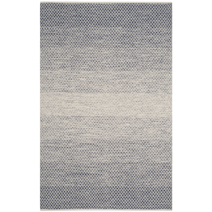 SAFAVIEH Montauk MTK601C Handwoven Navy / Ivory Rug Image 1