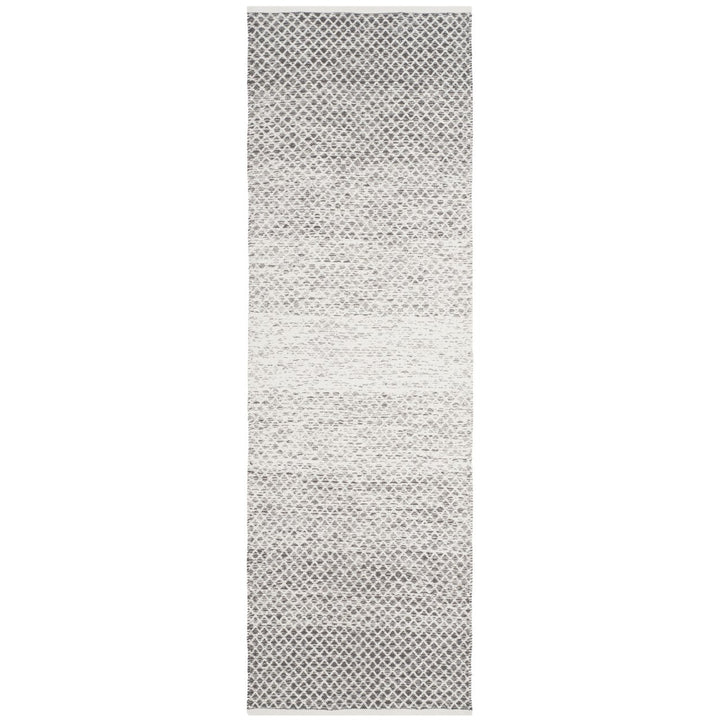 SAFAVIEH Montauk MTK601K Handwoven Light Grey /Ivory Rug Image 1