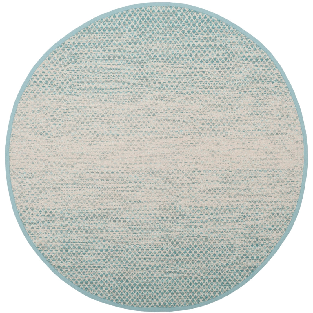 SAFAVIEH Montauk MTK601E Handwoven Turquoise / Ivory Rug Image 10