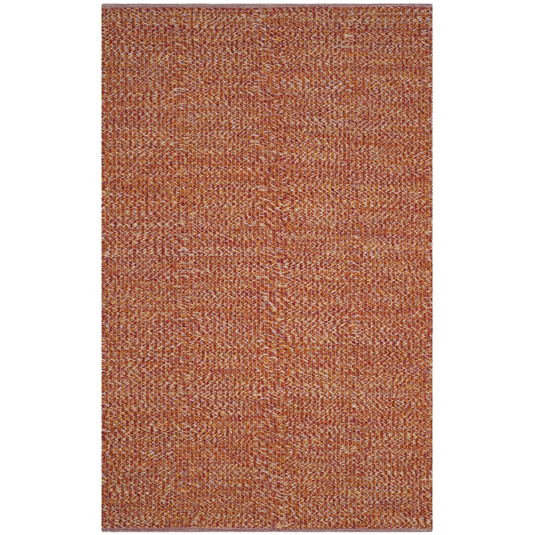 SAFAVIEH Montauk MTK602D Handwoven Orange / Multi Rug Image 1