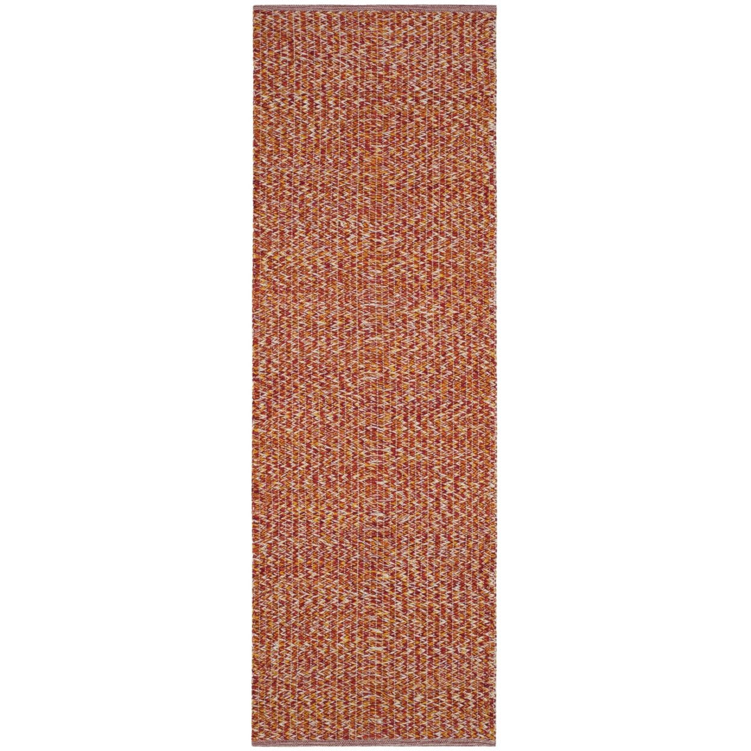 SAFAVIEH Montauk MTK602D Handwoven Orange / Multi Rug Image 1