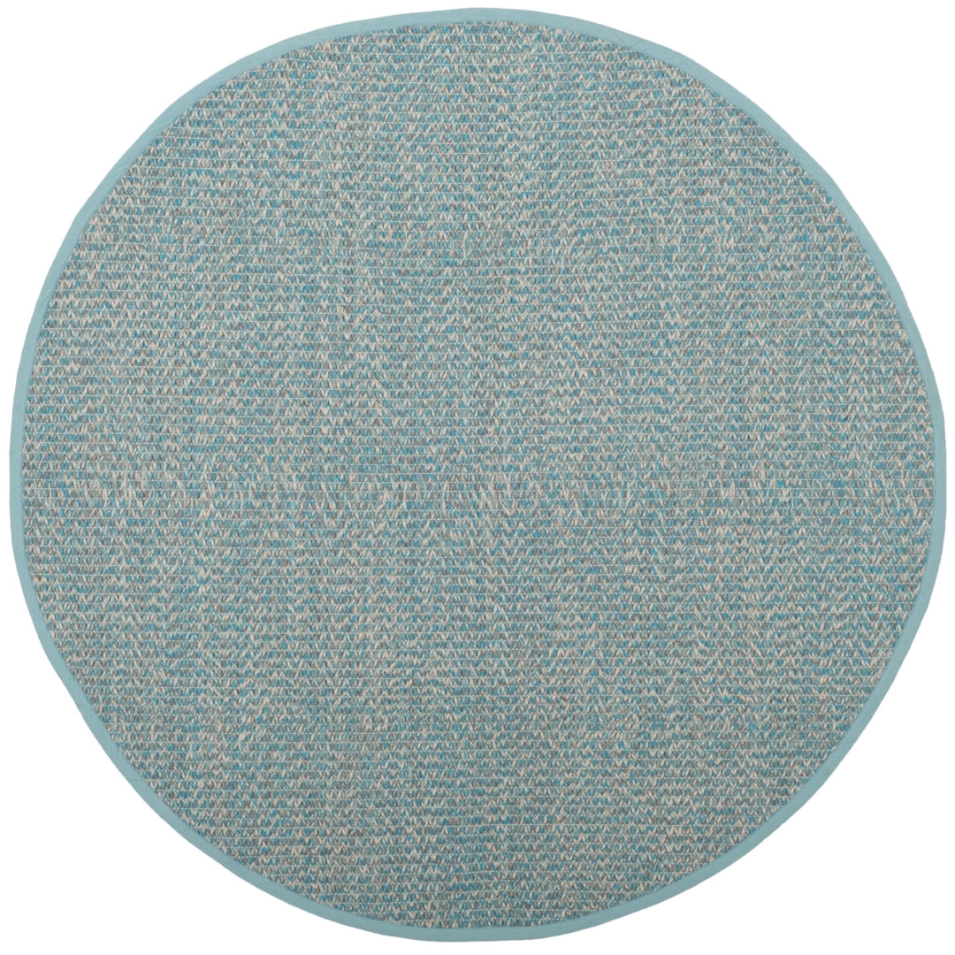 SAFAVIEH Montauk MTK602E Handwoven Turquoise / Multi Rug Image 4