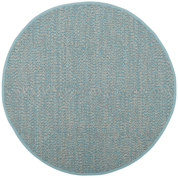 SAFAVIEH Montauk MTK602E Handwoven Turquoise / Multi Rug Image 1