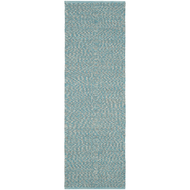 SAFAVIEH Montauk MTK602E Handwoven Turquoise / Multi Rug Image 1