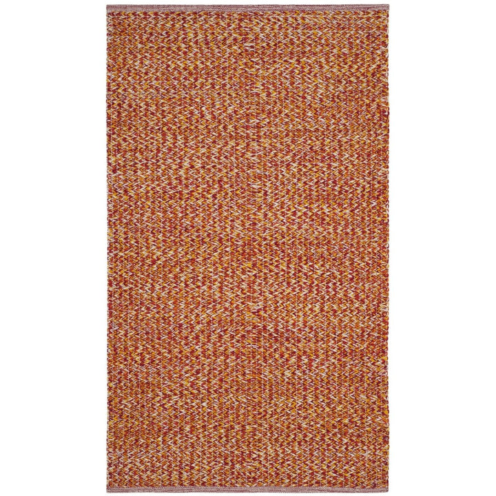 SAFAVIEH Montauk MTK602D Handwoven Orange / Multi Rug Image 1