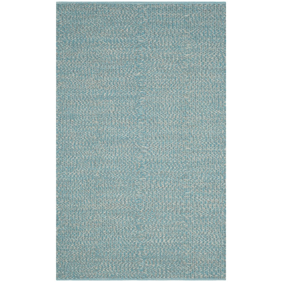 SAFAVIEH Montauk MTK602E Handwoven Turquoise / Multi Rug Image 1