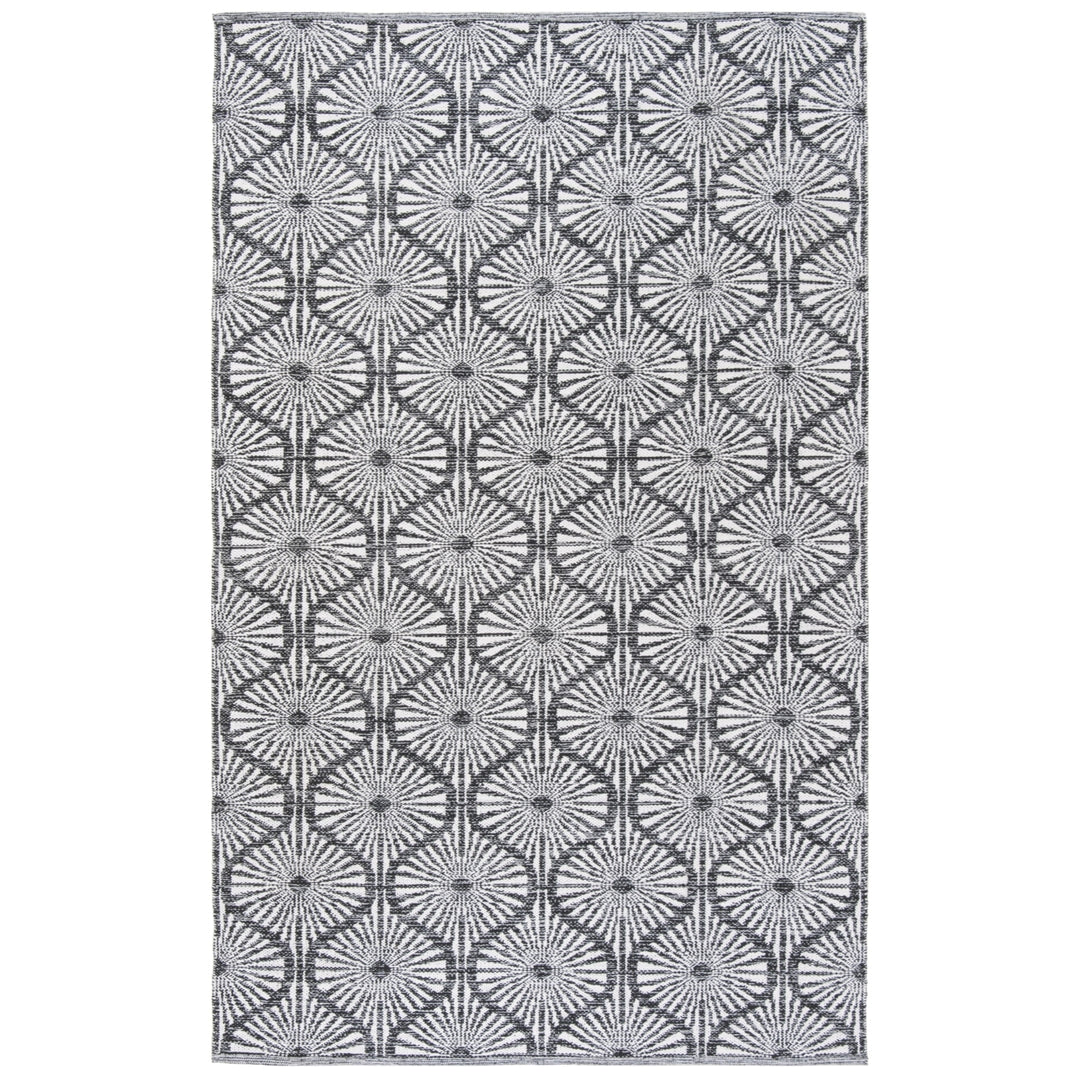 SAFAVIEH Montauk MTK606A Handwoven Black / Ivory Rug Image 7