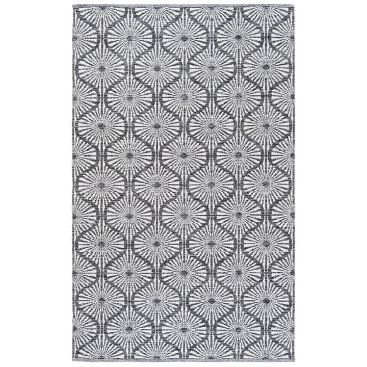 SAFAVIEH Montauk MTK606A Handwoven Black / Ivory Rug Image 7