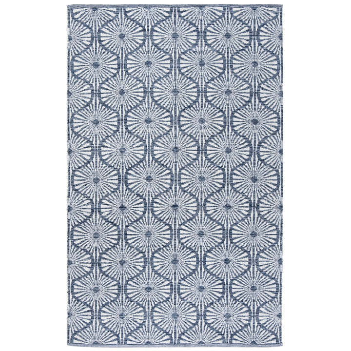 SAFAVIEH Montauk MTK606C Handwoven Navy / Ivory Rug Image 4