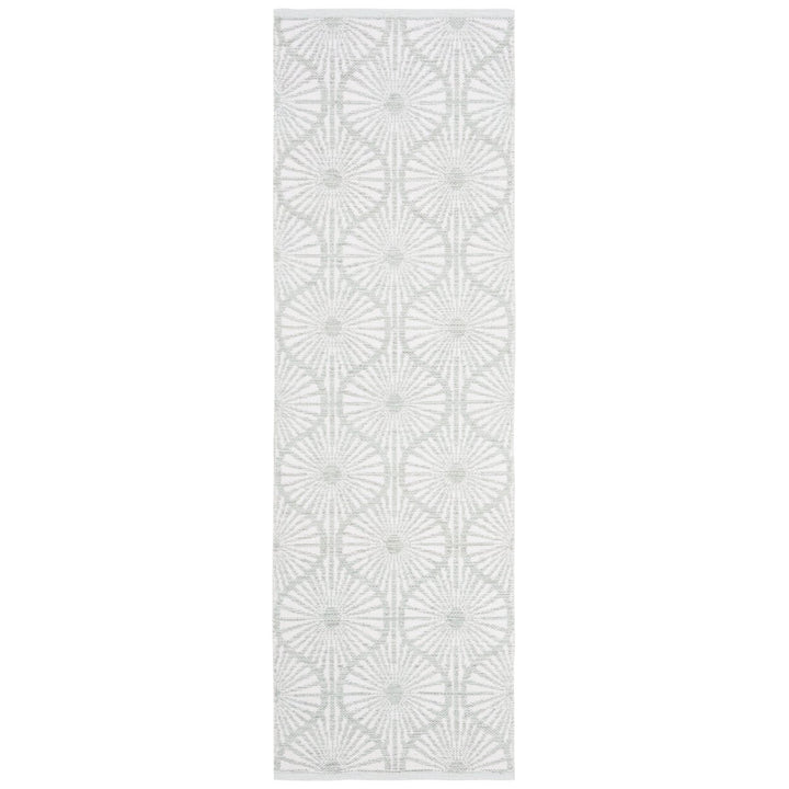 SAFAVIEH Montauk MTK606G Light Green / Ivory Rug Image 3