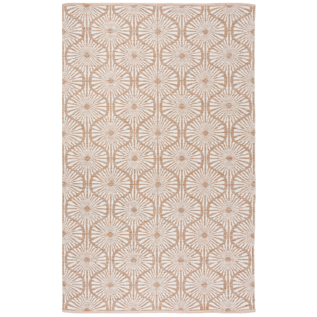 SAFAVIEH Montauk MTK606D Handwoven Orange / Ivory Rug Image 4