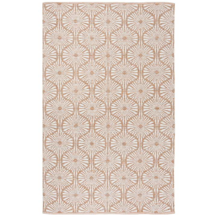 SAFAVIEH Montauk MTK606D Handwoven Orange / Ivory Rug Image 4