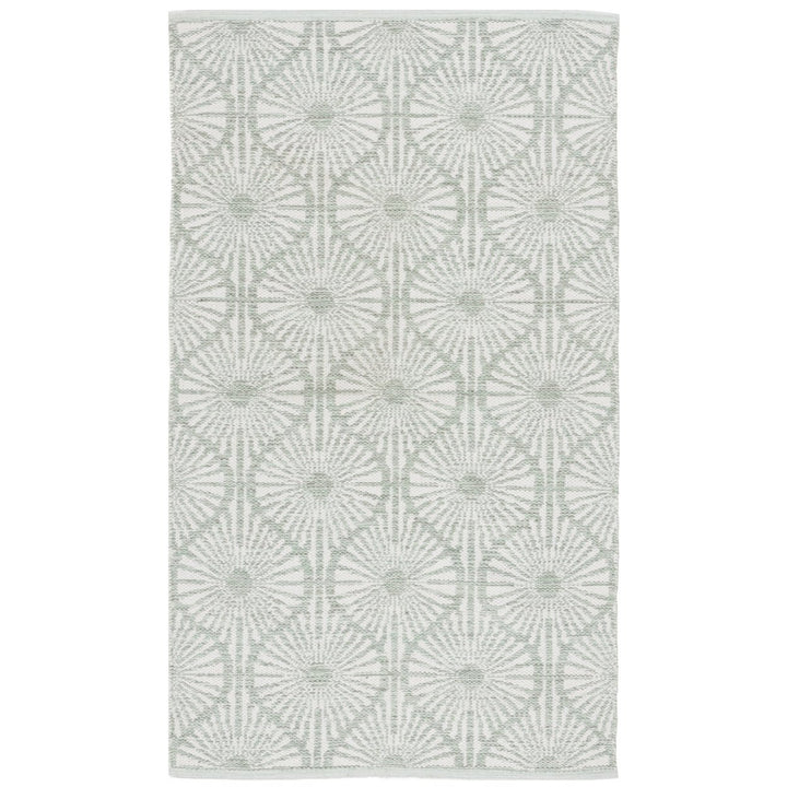 SAFAVIEH Montauk MTK606G Light Green / Ivory Rug Image 6