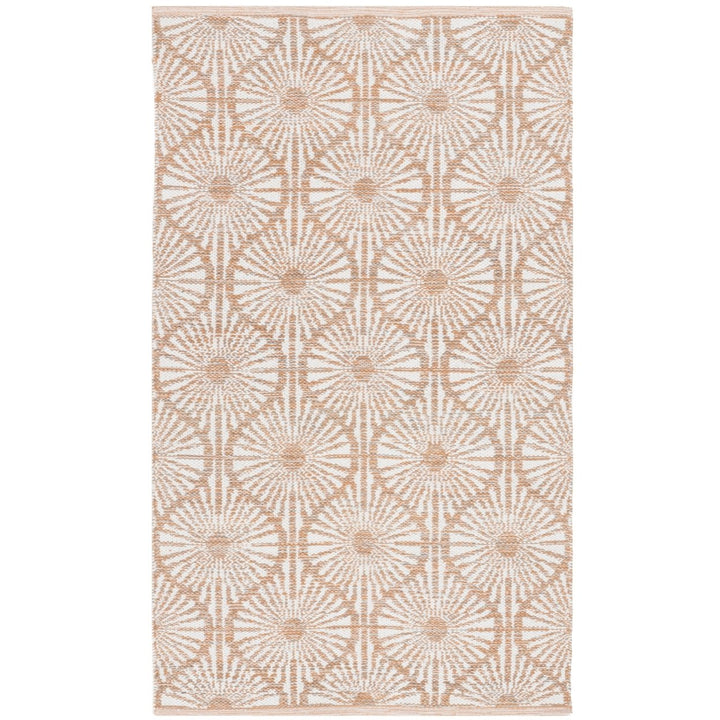 SAFAVIEH Montauk MTK606D Handwoven Orange / Ivory Rug Image 1