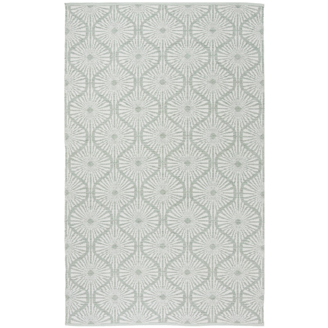 SAFAVIEH Montauk MTK606G Light Green / Ivory Rug Image 7