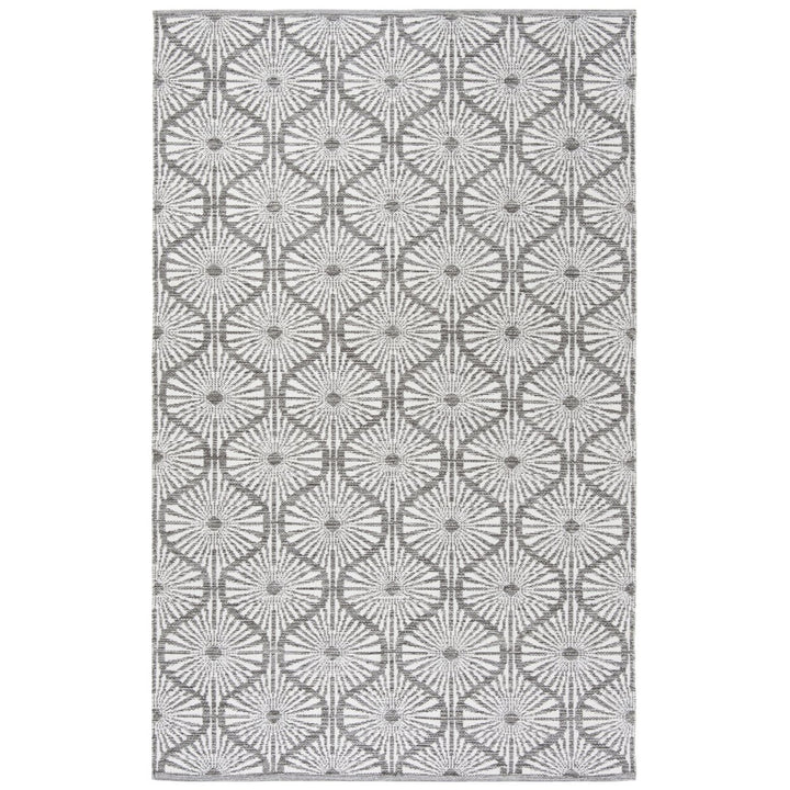 SAFAVIEH Montauk MTK606J Handwoven Charcoal / Ivory Rug Image 1