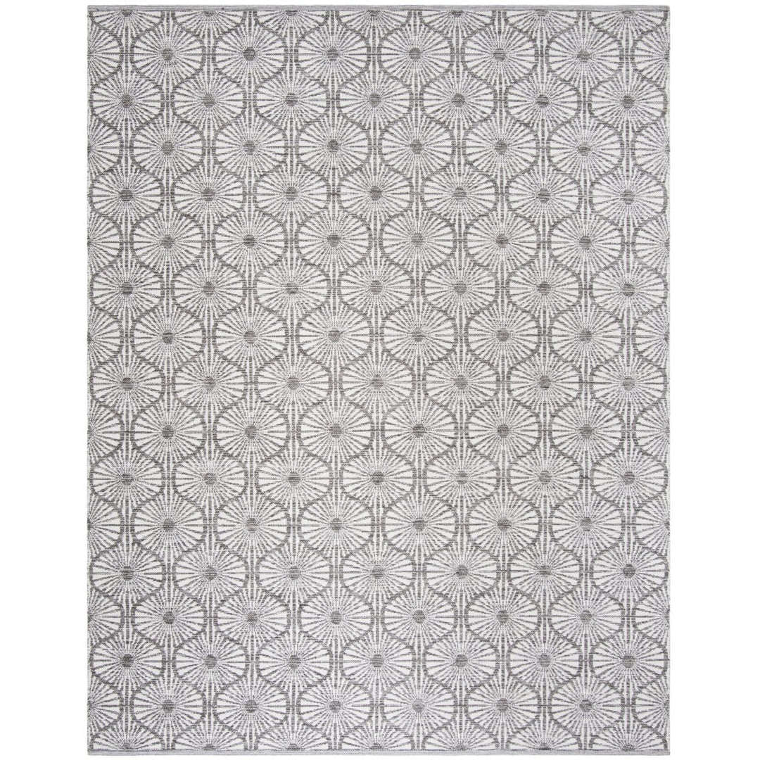 SAFAVIEH Montauk MTK606J Handwoven Charcoal / Ivory Rug Image 1