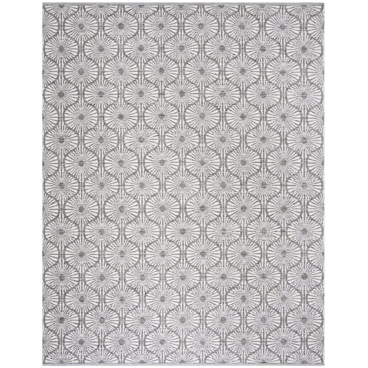 SAFAVIEH Montauk MTK606J Handwoven Charcoal / Ivory Rug Image 1