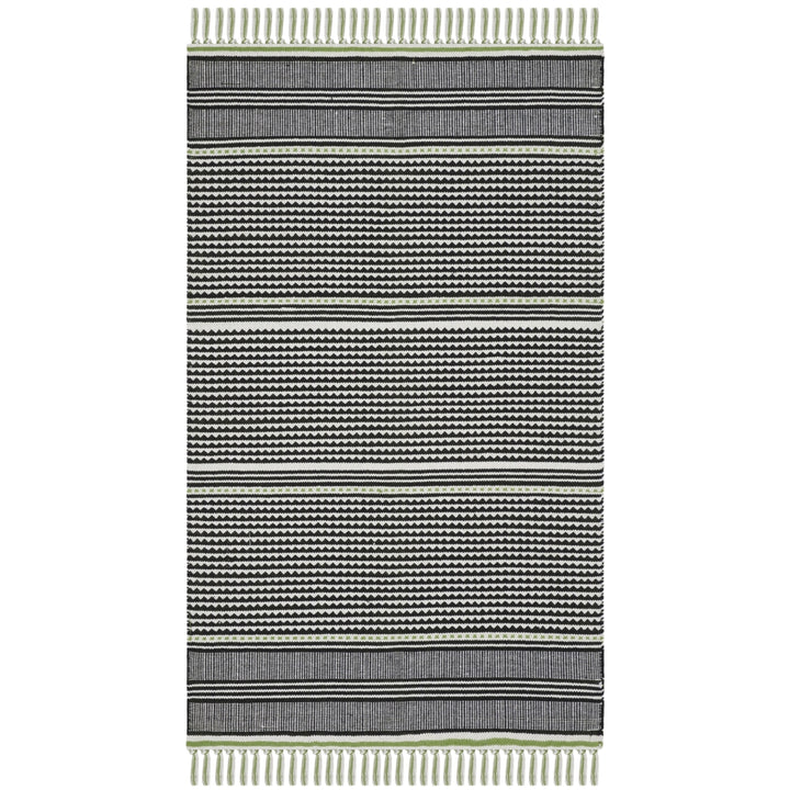 SAFAVIEH Montauk MTK607G Handwoven Green / Multi Rug Image 2