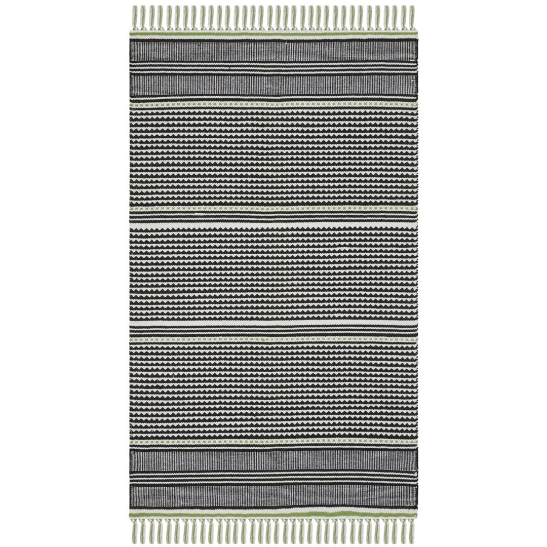 SAFAVIEH Montauk MTK607G Handwoven Green / Multi Rug Image 1