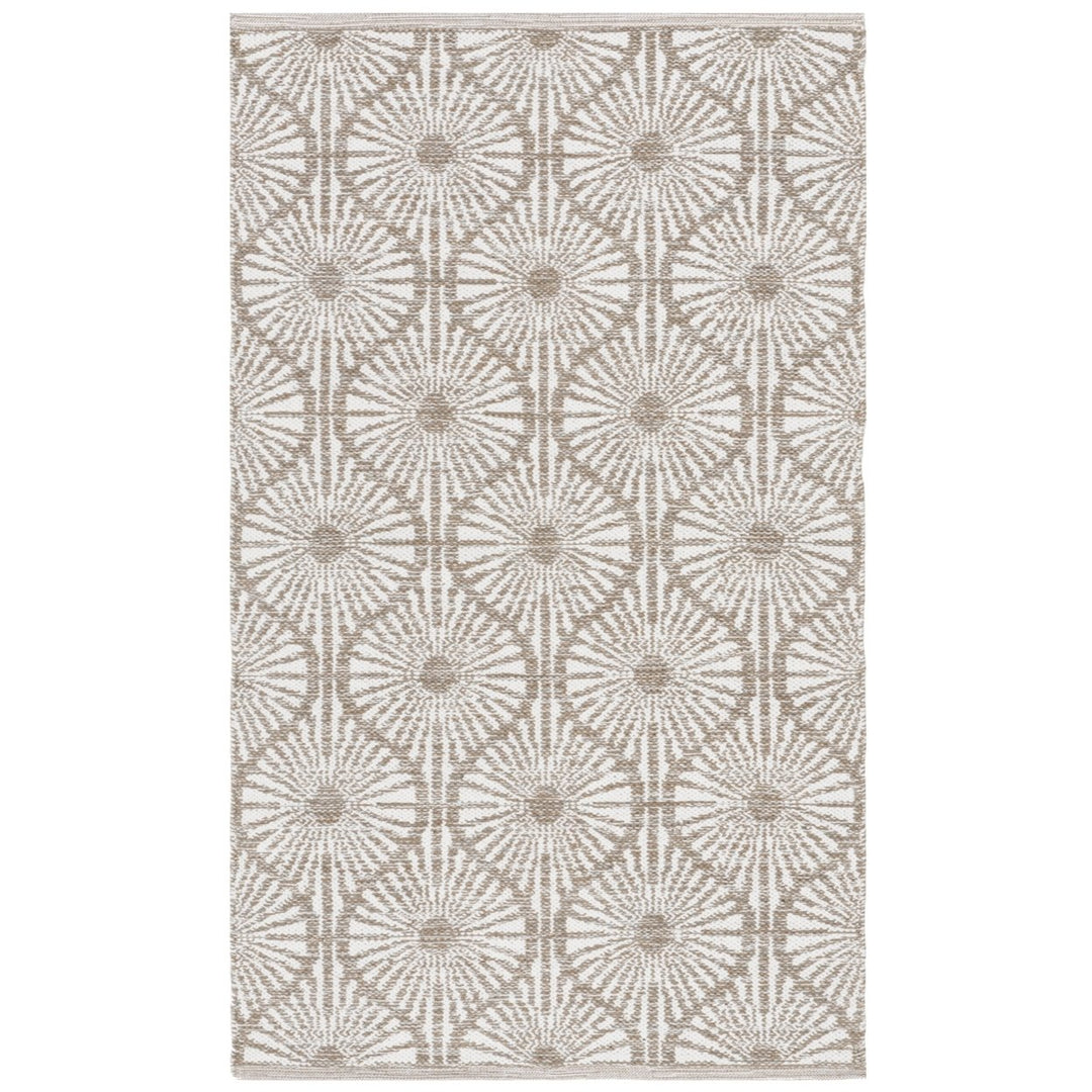 SAFAVIEH Montauk MTK606R Handwoven Beige / Ivory Rug Image 1