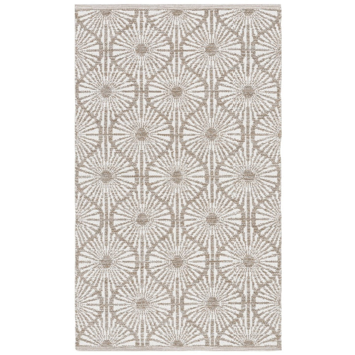 SAFAVIEH Montauk MTK606R Handwoven Beige / Ivory Rug Image 1