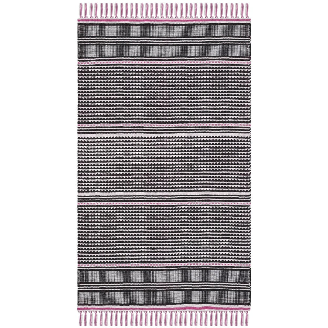 SAFAVIEH Montauk MTK607P Handwoven Pink / Multi Rug Image 1