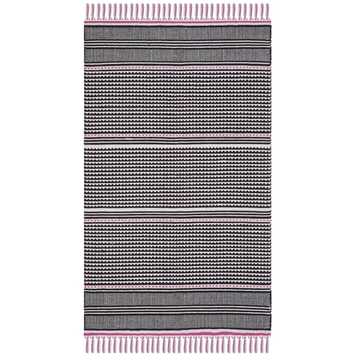 SAFAVIEH Montauk MTK607P Handwoven Pink / Multi Rug Image 1