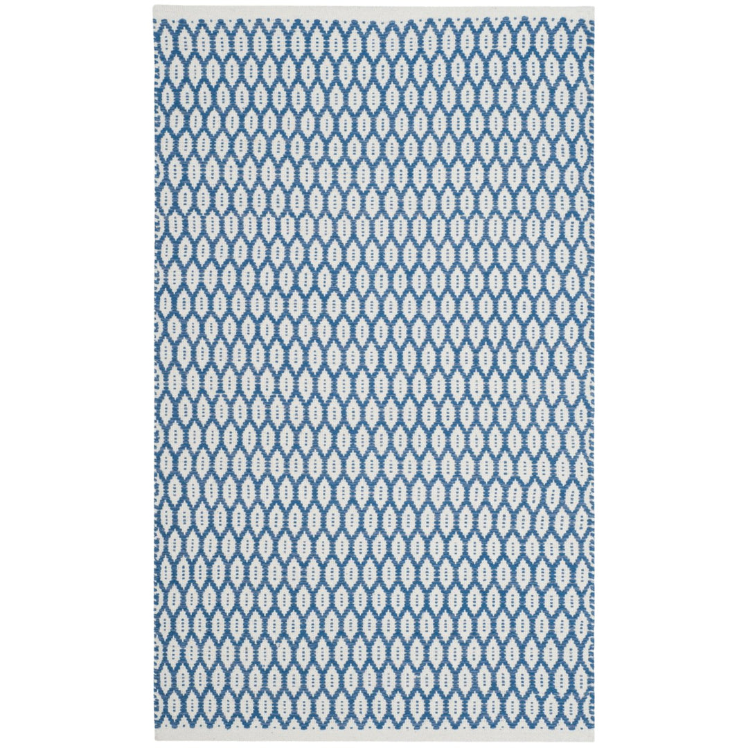 SAFAVIEH Montauk MTK608B Handwoven Blue / Ivory Rug Image 6