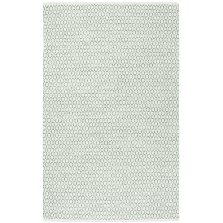 SAFAVIEH Montauk MTK608G Light Green / Ivory Rug Image 1